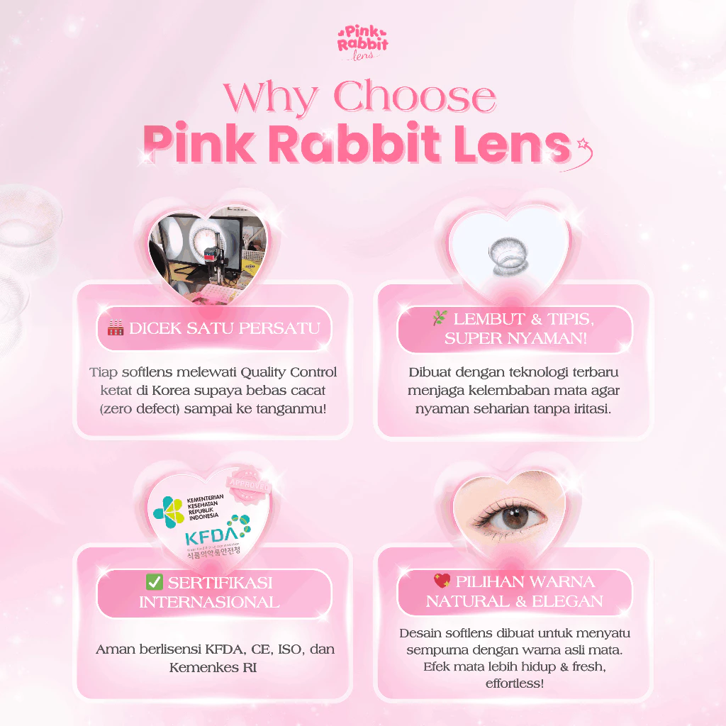 PINKRABBIT SOFTLENS ELSHA HAZEL - Normal, Minus 0.5 S/D 10.00 (1PCS/Sebelah) - Image 4