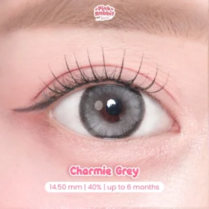 PINKRABBIT SOFTLENS CHARMIE GREY - Normal, Minus 0.5 S/D 10.00 (1PCS/Sebelah)