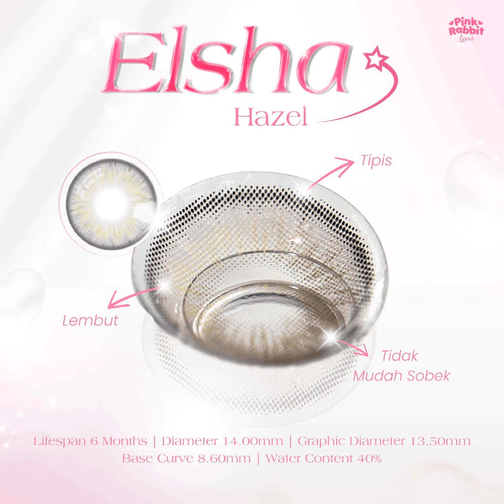 PINKRABBIT SOFTLENS ELSHA HAZEL - Normal, Minus 0.5 S/D 10.00 (1PCS/Sebelah) - Image 2